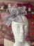 Pearlescent Organza Silver Fascinator Headband-Fascinators Direct