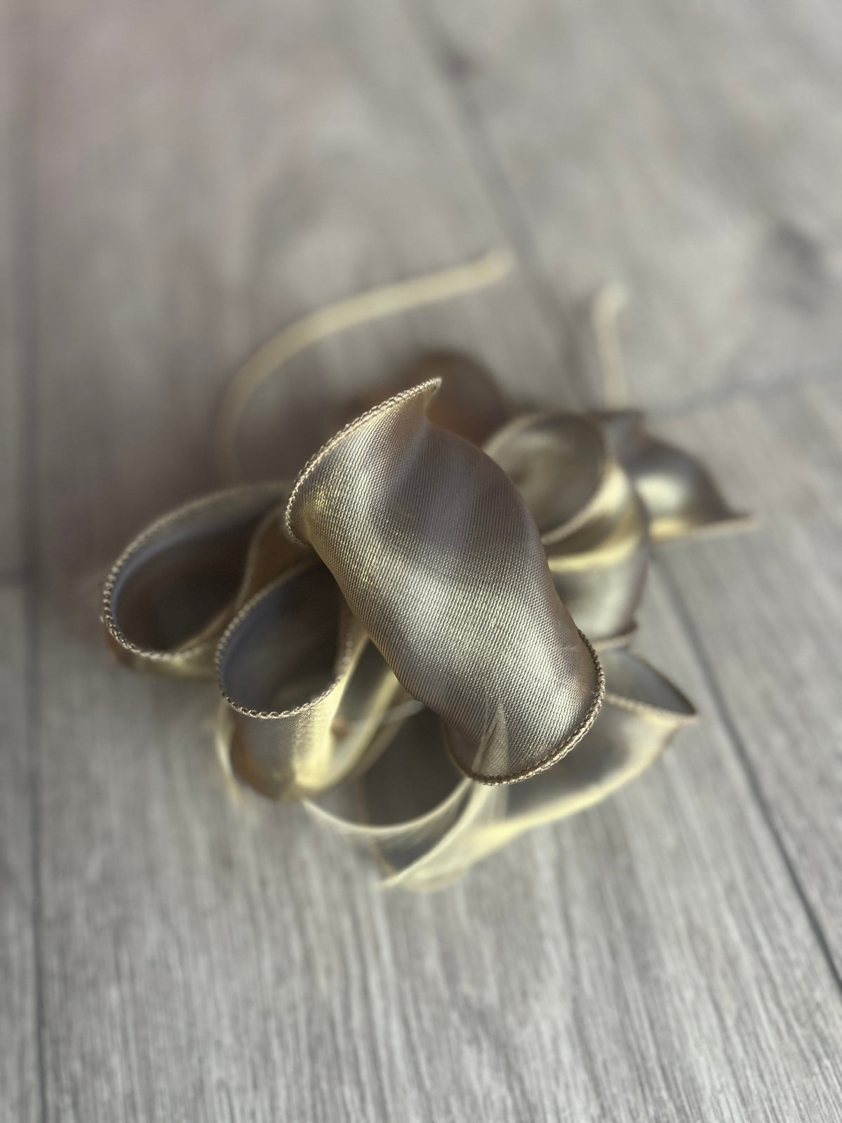 Pearlescent Organza Taupe Fascinator Headband-Fascinators Direct