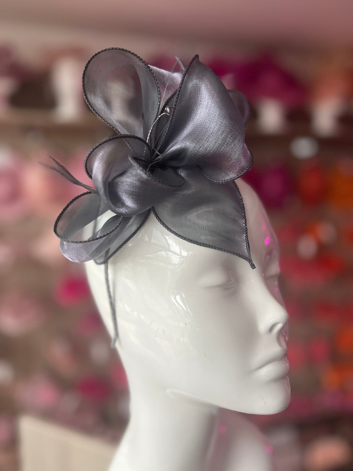 Pearlescent Organza Wisteria Fascinator Headband-Fascinators Direct