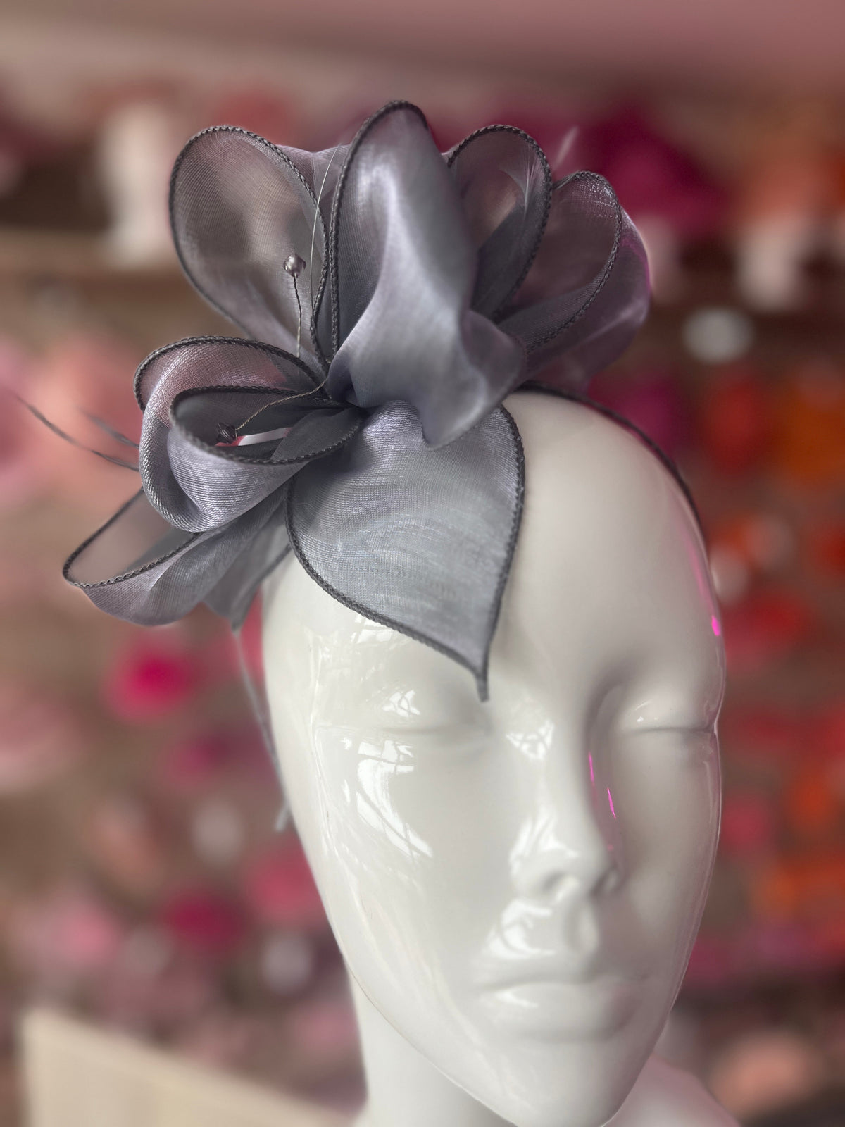 Pearlescent Organza Wisteria Fascinator Headband-Fascinators Direct