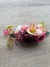 Pink Floral Hair Comb Fascinator-Fascinators Direct