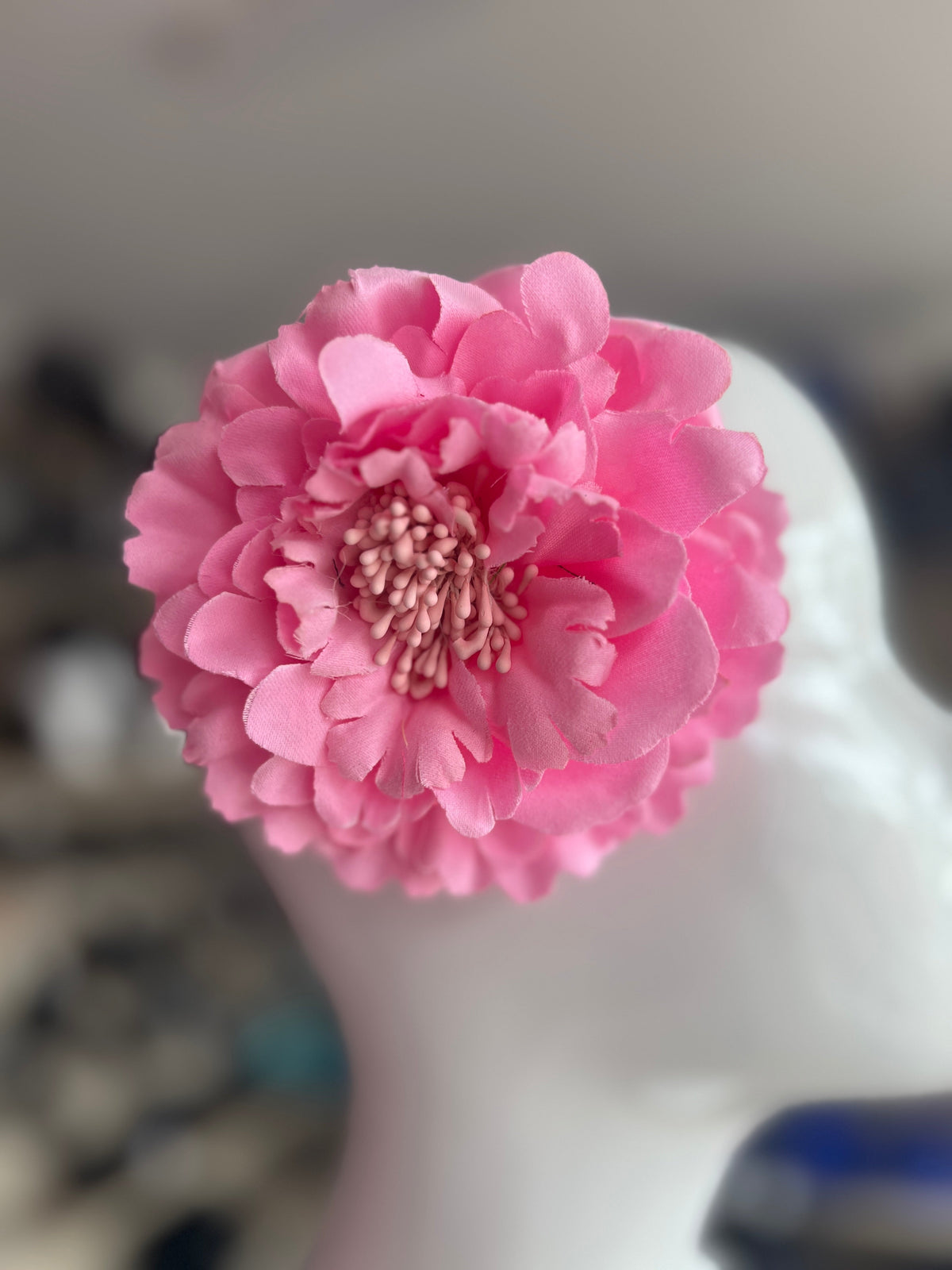 Pink Hair Flower Fascinator Clip-Fascinators Direct