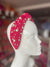 Pink Pearl & Diamante Knot Headband Fascinator-Fascinators Direct