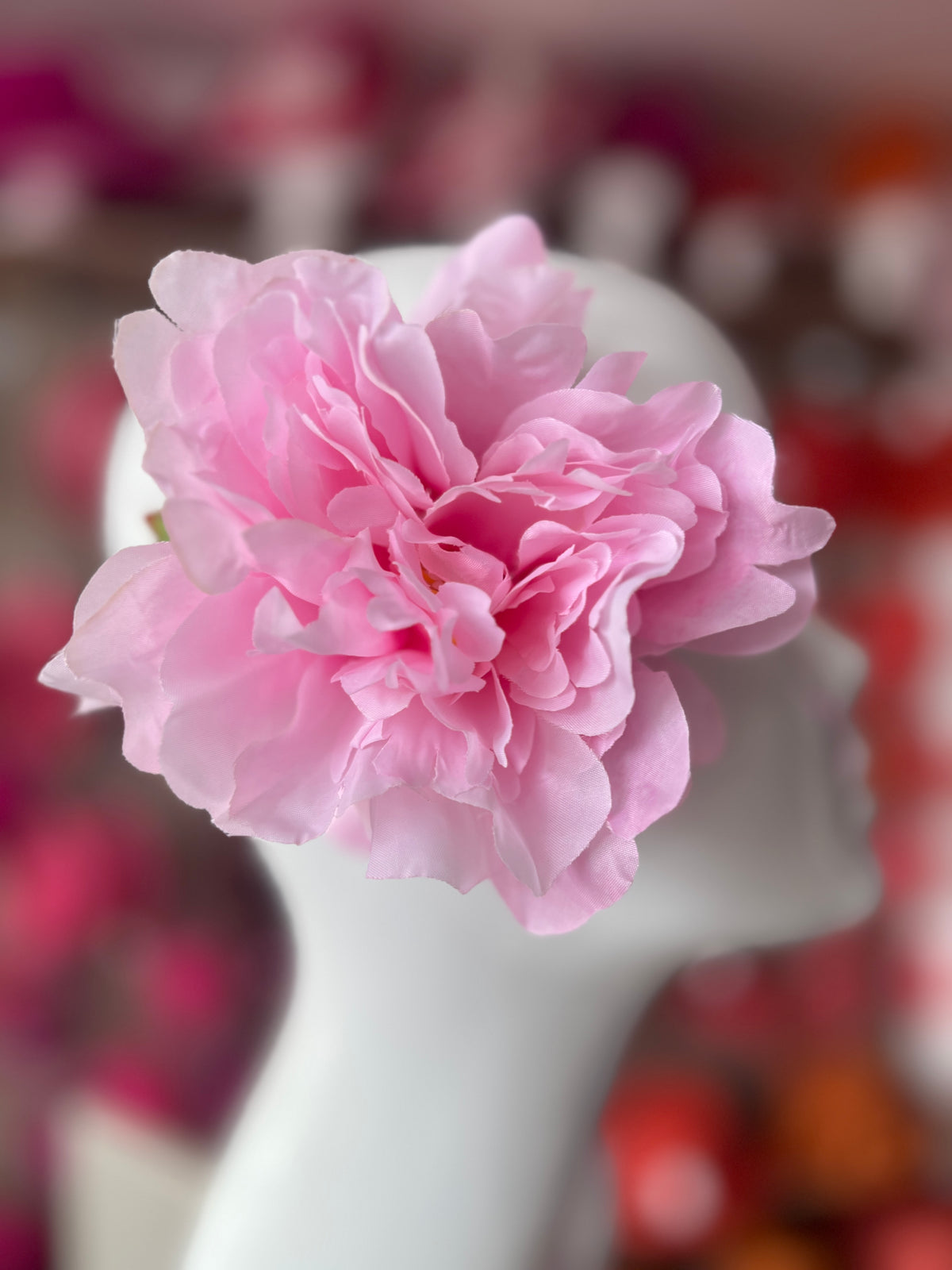 Pink Peony Hair flower-Fascinators Direct