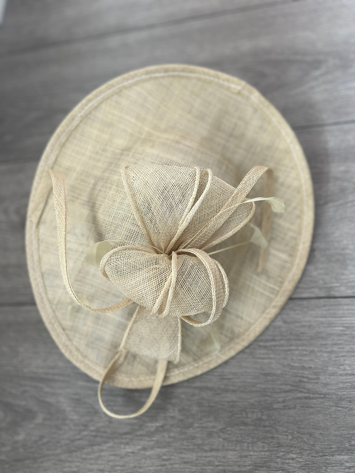 Pistachio Teardrop Disc Fascinator-Fascinators Direct