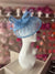 Pleated Bluebell Headband Fascinator with Wispy Feathers-Fascinators Direct