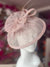 Pleated Cameo Headband Fascinator with Wispy Feathers-Fascinators Direct