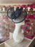 Pleated Navy Headband Fascinator with Wispy Feathers-Fascinators Direct