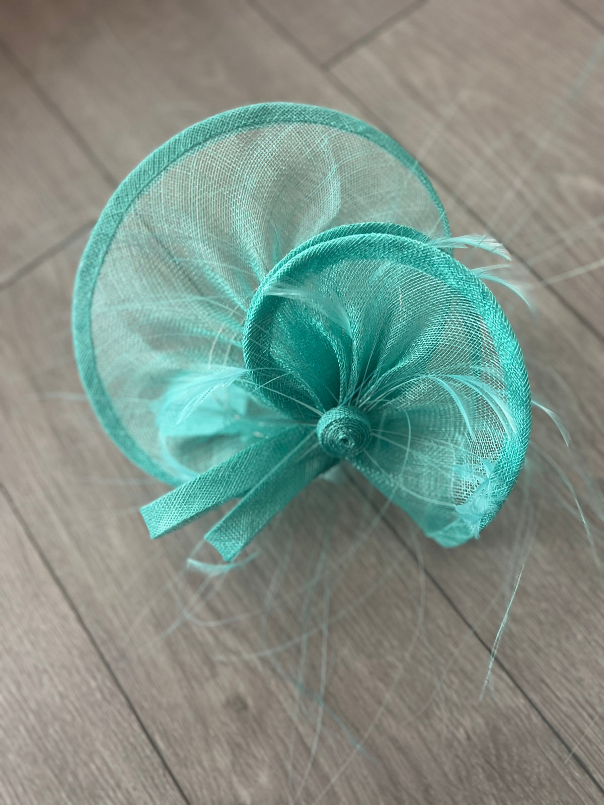 Pleated Peacock Headband Fascinator with Wispy Feathers-Fascinators Direct