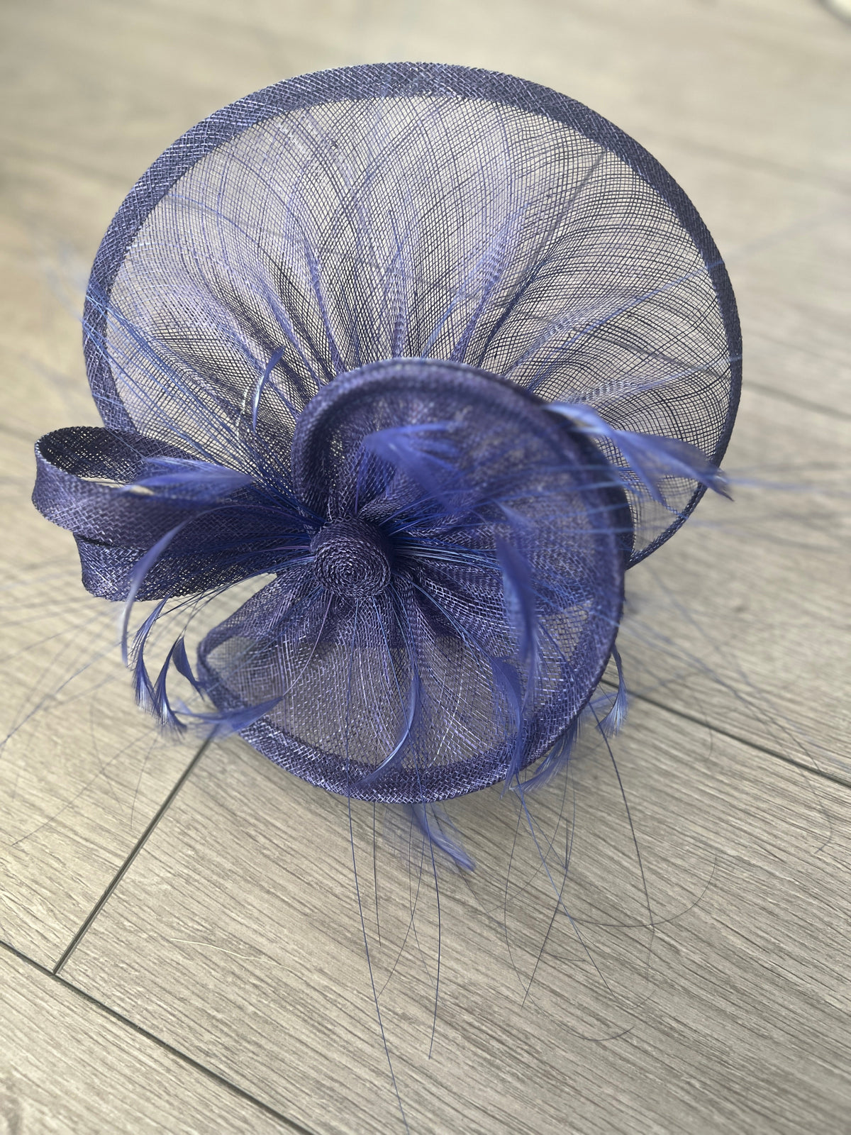 Pleated Twilight Headband Fascinator with Wispy Feathers-Fascinators Direct