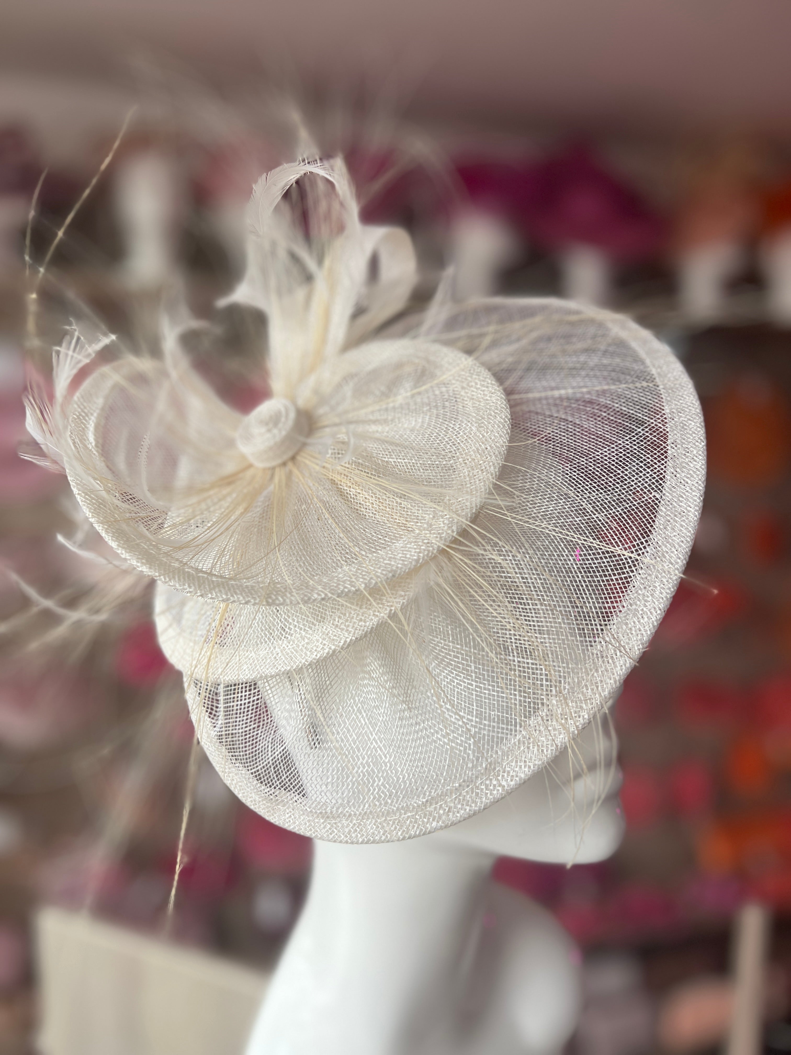 Fascinator Headband Cheap Wedding Hats And Fascinators White