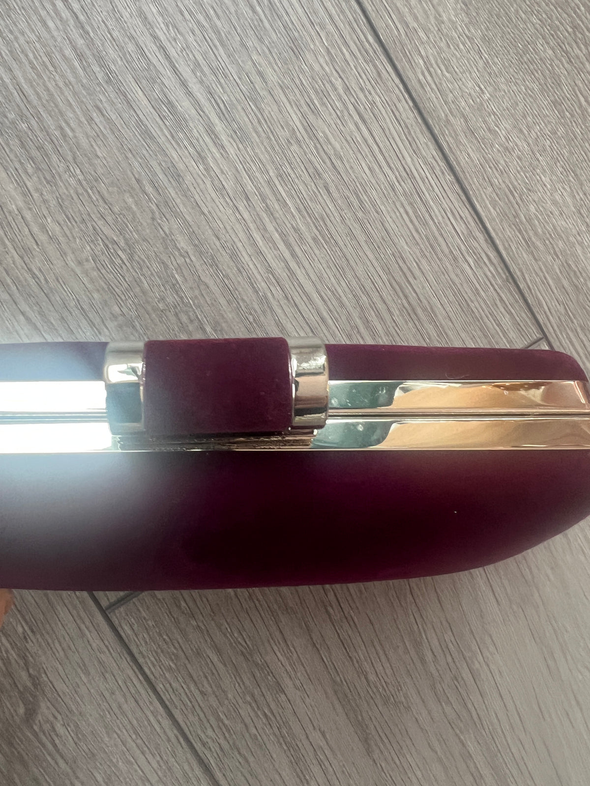 Plum Luxury Velvet Box Clutch Bag-Fascinators Direct