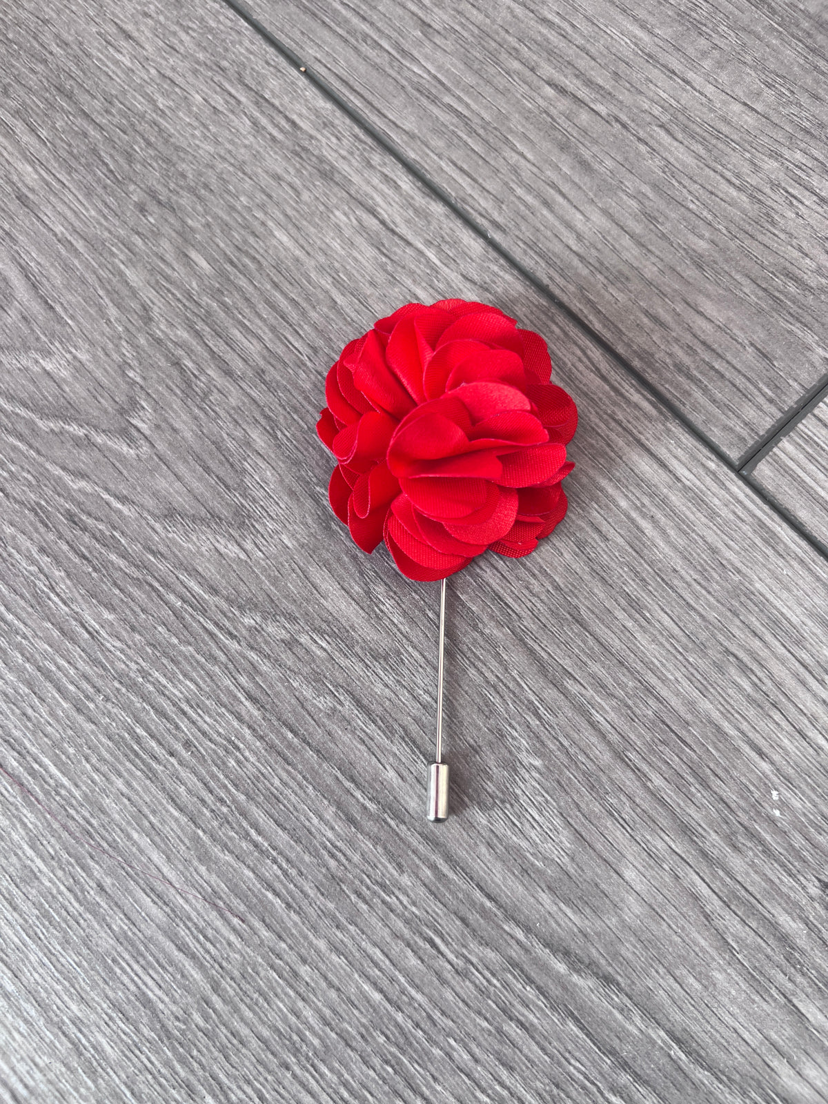 Poppy Red Men’s Classic Tie &amp; Pin-Fascinators Direct