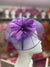 Purple Crinoline Flower Fascinator-Fascinators Direct