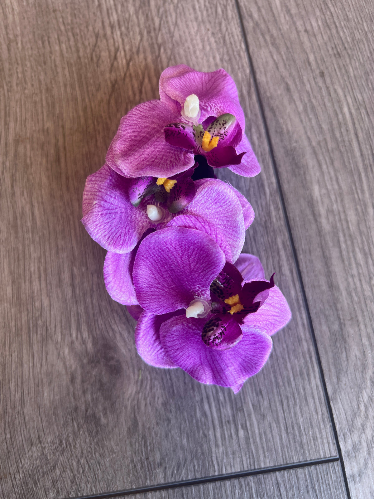 Purple Orchid Hair Claw-Fascinators Direct