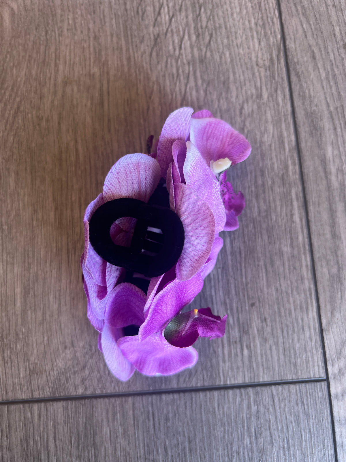 Purple Orchid Hair Claw-Fascinators Direct
