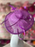 Purple Teardrop Disc Fascinator-Fascinators Direct