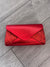 Red Glitter Envelope Clutch Bag-Fascinators Direct