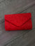 Red Lace Envelope Clutch Bag-Fascinators Direct