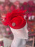 Red Pill Box Fascinator With Curled Feathers & Diamante Embellishment-Fascinators Direct