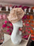 Rose Gold Disc Fascinator with Decorative Bow-Fascinators Direct