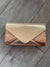 Rose Gold Glitter Envelope Clutch Bag-Fascinators Direct