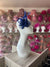 Royal Blue Flower Fascinator Clip With Feathers-Fascinators Direct