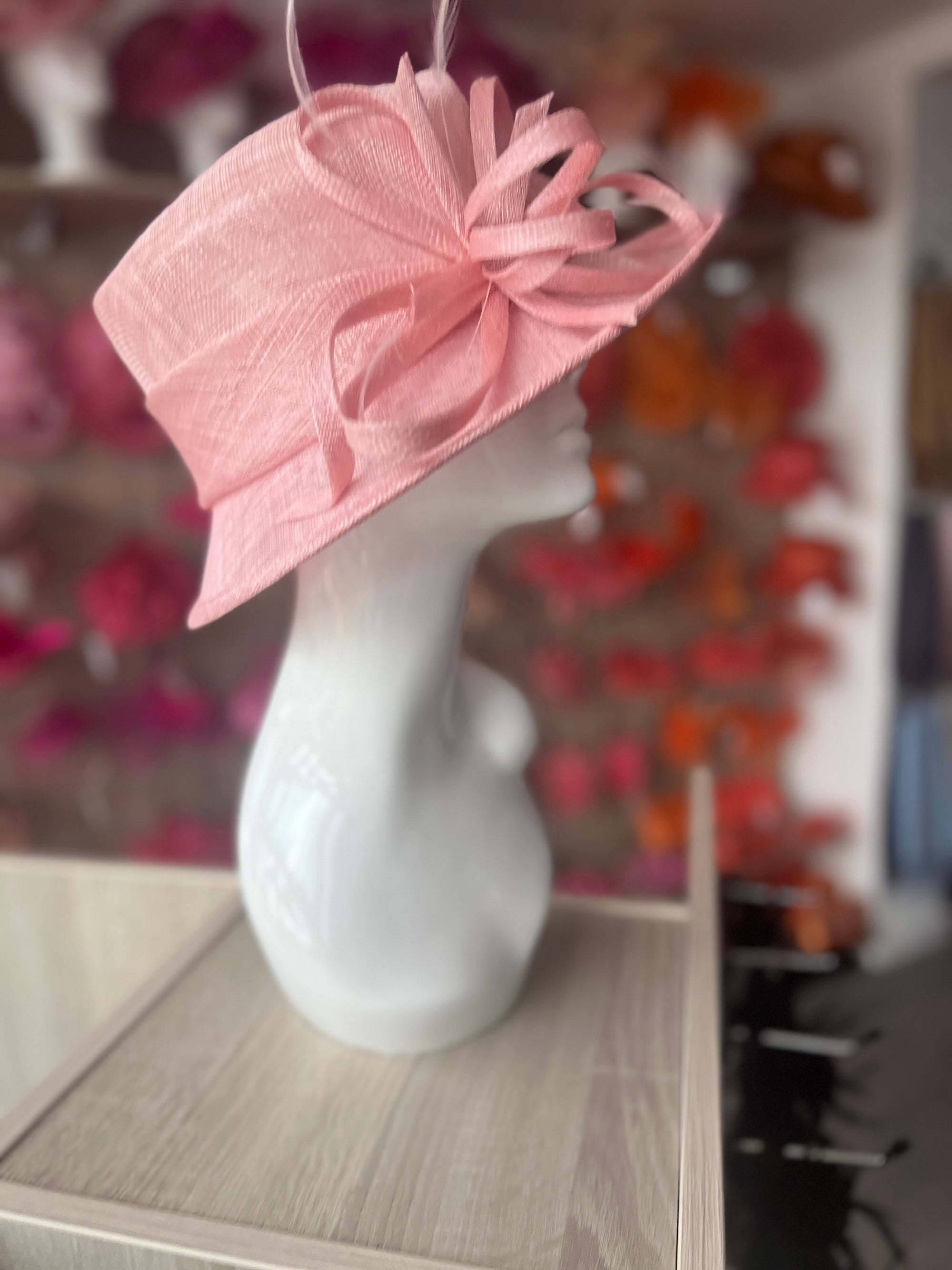 Short Brim Blossom Occasion Hat-Fascinators Direct