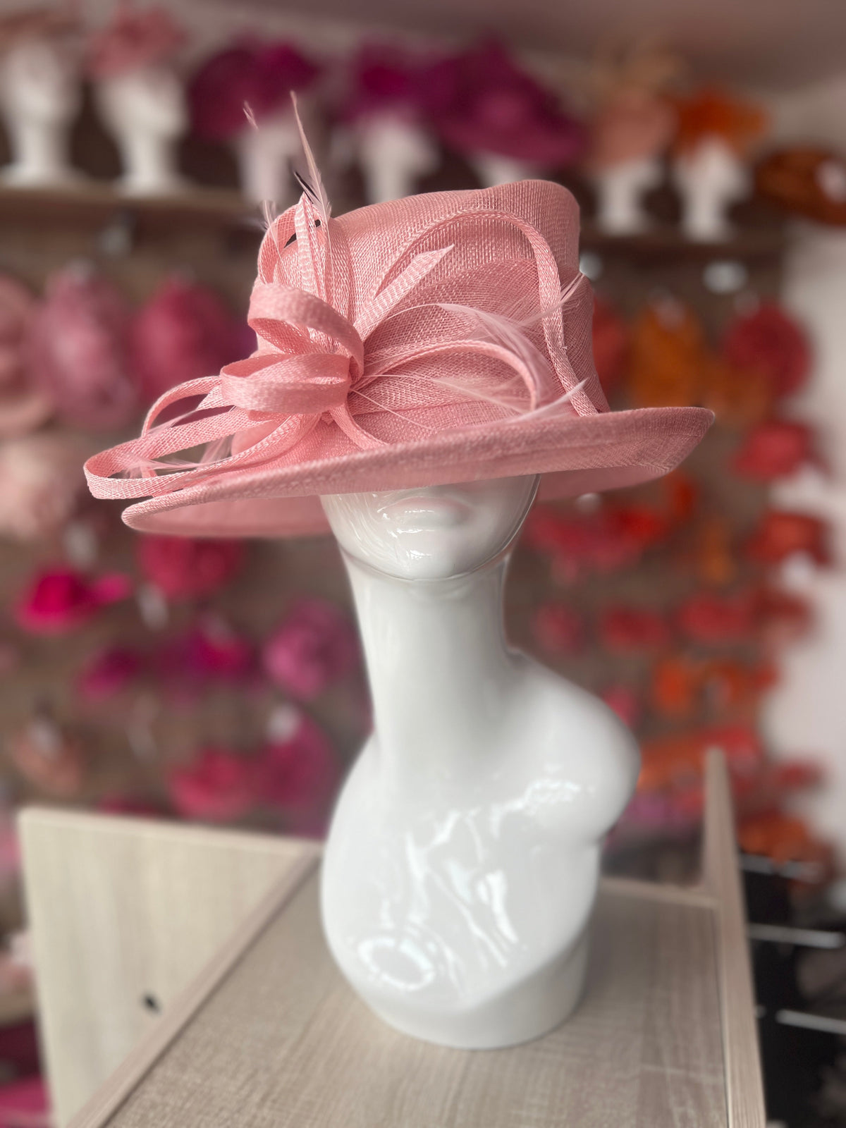 Short Brim Blossom Occasion Hat-Fascinators Direct