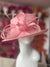 Short Brim Girly Pink Occasion Hat-Fascinators Direct