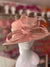 Short Brim Latte Occasion Hat-Fascinators Direct