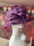 Short Brim Mauve Occasion Hat-Fascinators Direct