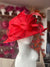 Short Brim Poppy Occasion Hat-Fascinators Direct