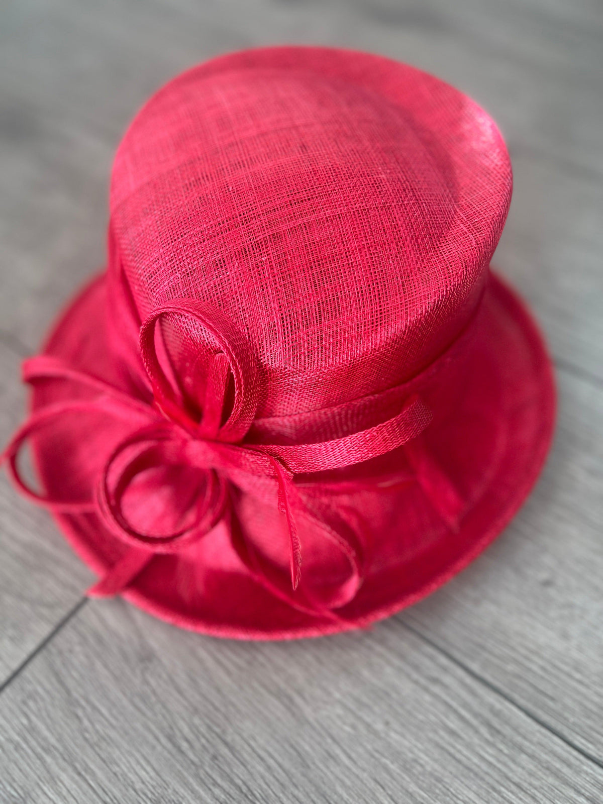 Short Brim Rouge Occasion Hat-Fascinators Direct