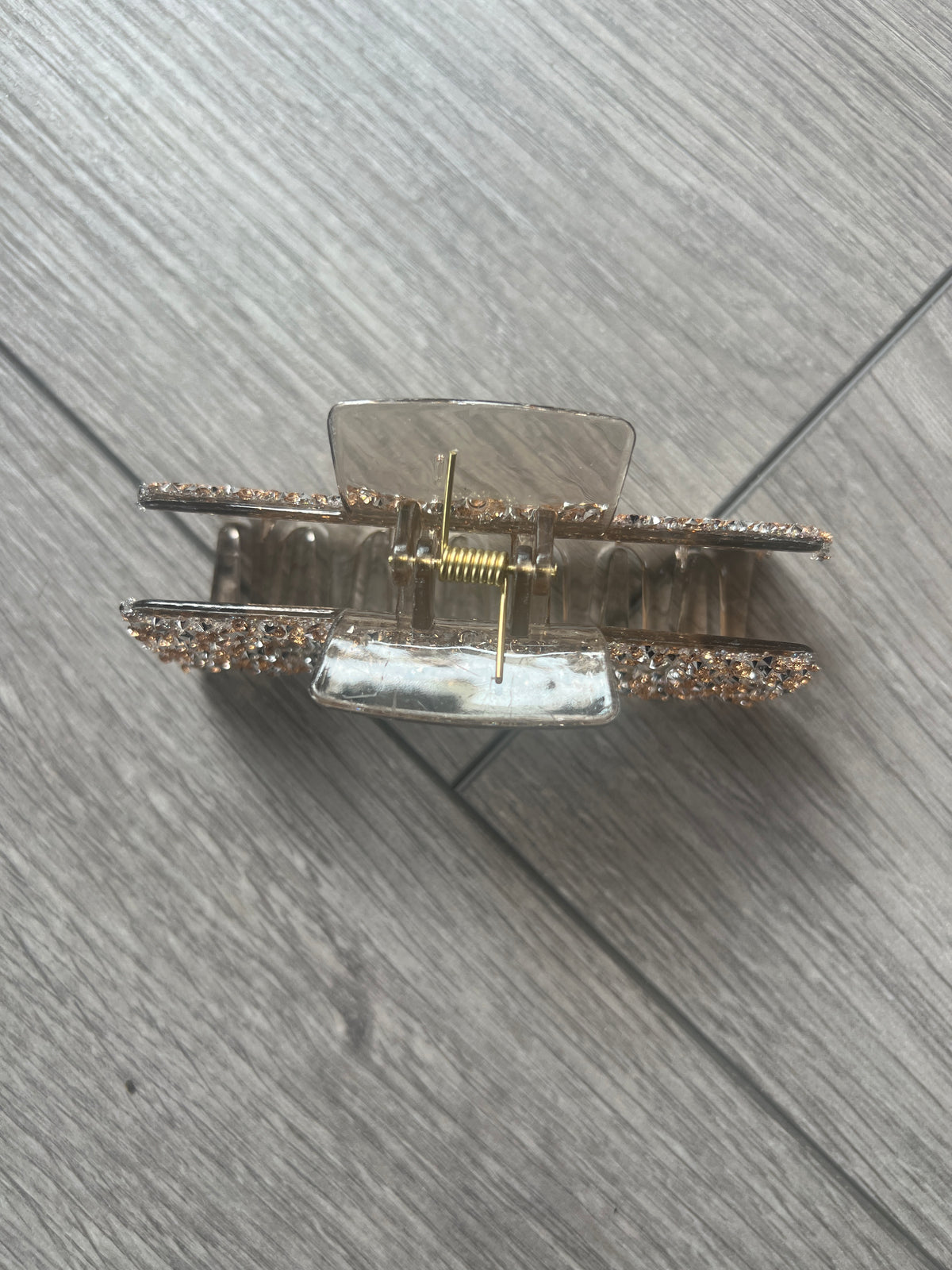 Silver &amp; Gold Rhinestone Hair Claw-Fascinators Direct