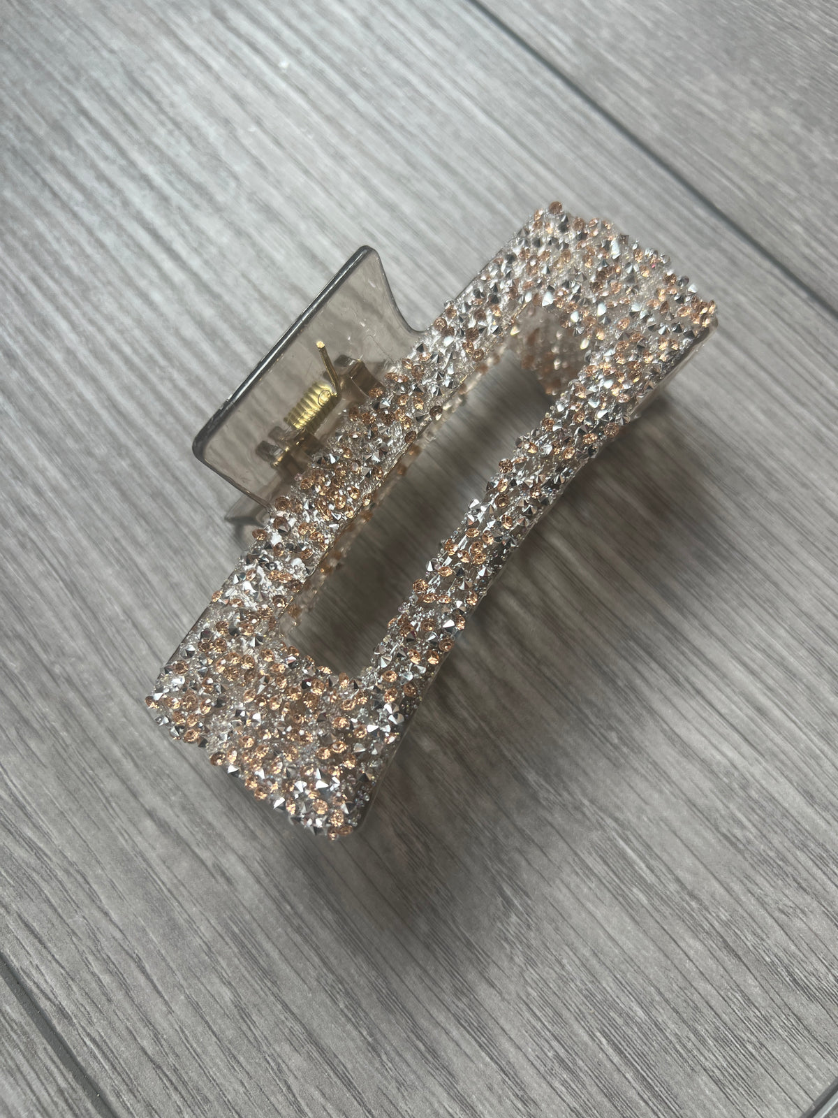 Silver &amp; Gold Rhinestone Hair Claw-Fascinators Direct