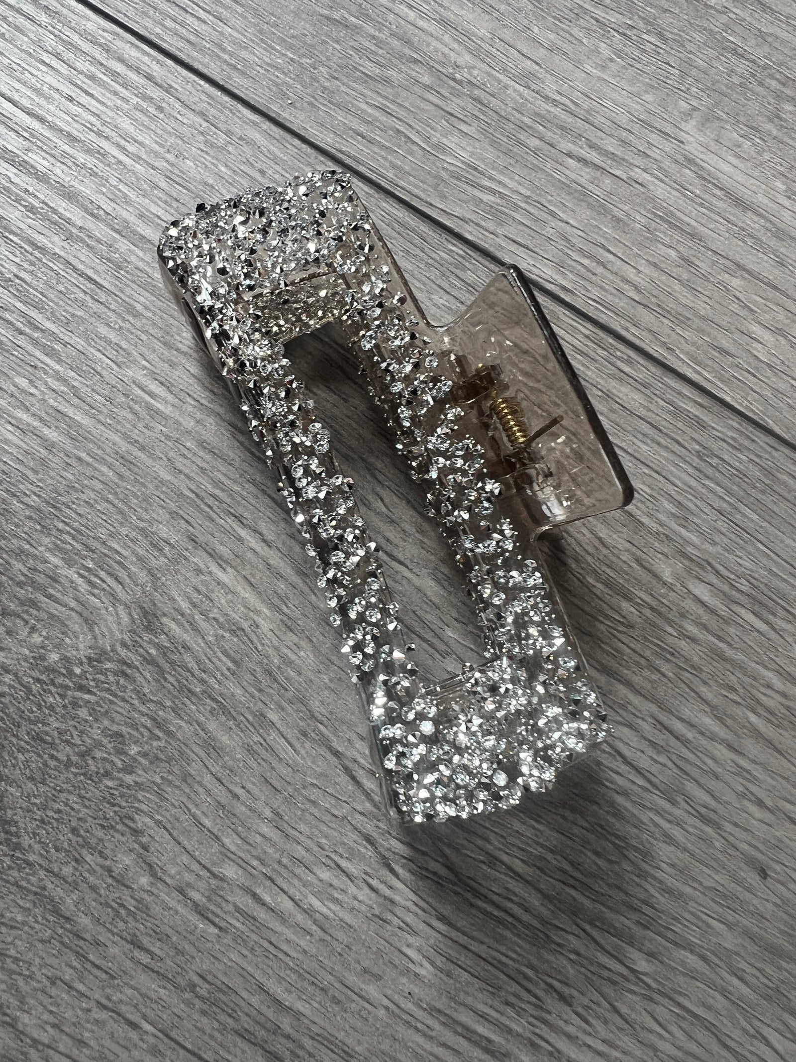 Silver Rhinestone Hair Claw-Fascinators Direct