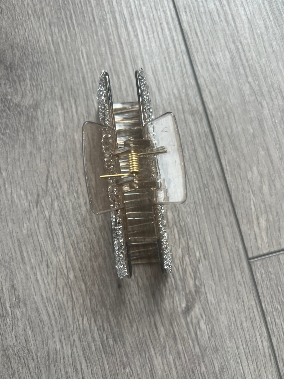 Silver Rhinestone Hair Claw-Fascinators Direct