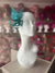 Small Jade Green Fascinator Clip with Feathers & Satin Loops-Fascinators Direct