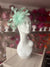 Spearmint Fascinator With Diamanté Loops & Flower-Fascinators Direct