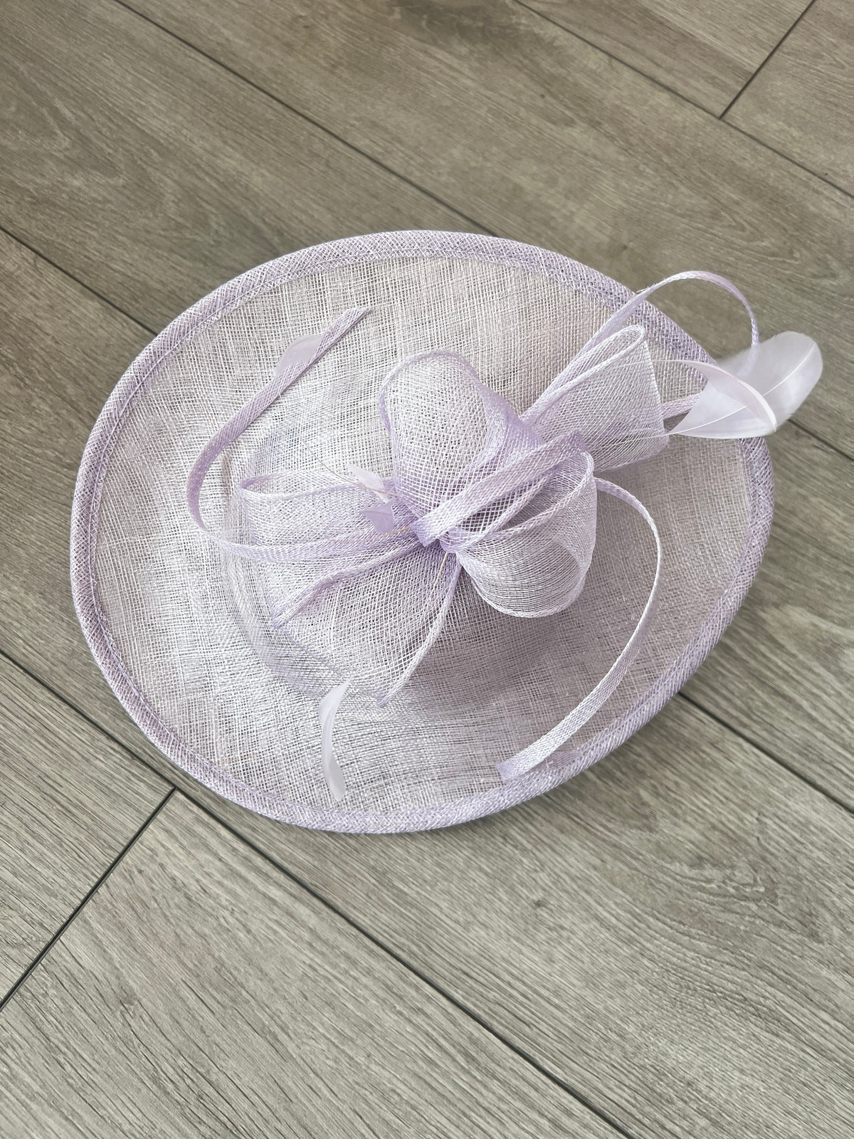 Sweet Lavender Teardrop Disc Fascinator-Fascinators Direct