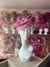 Taffy Pink Disc Fascinator with Ribbons, Quills & Feathers-Fascinators Direct