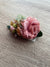 Vintage Floral Hair Clip Dusky Pink-Fascinators Direct