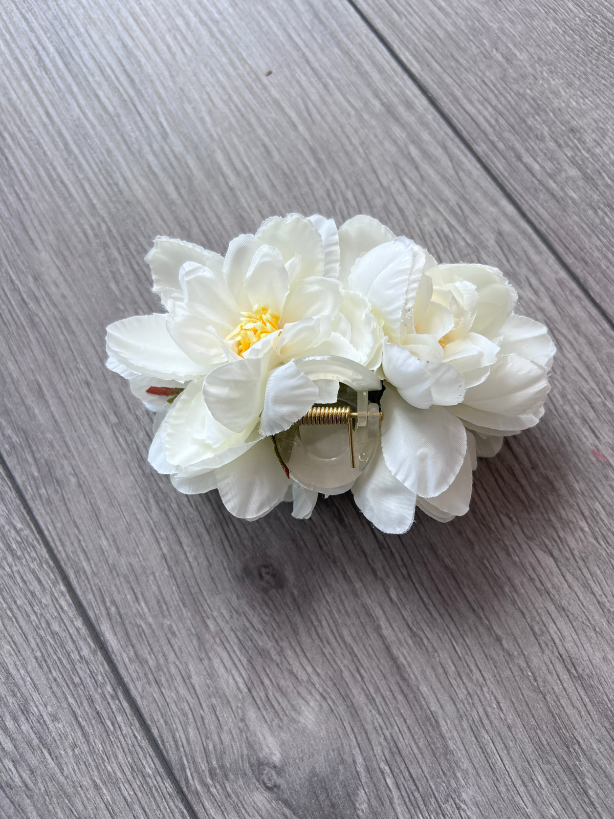 Vintage Flower Cream Fascinator Hair Claw-Fascinators Direct