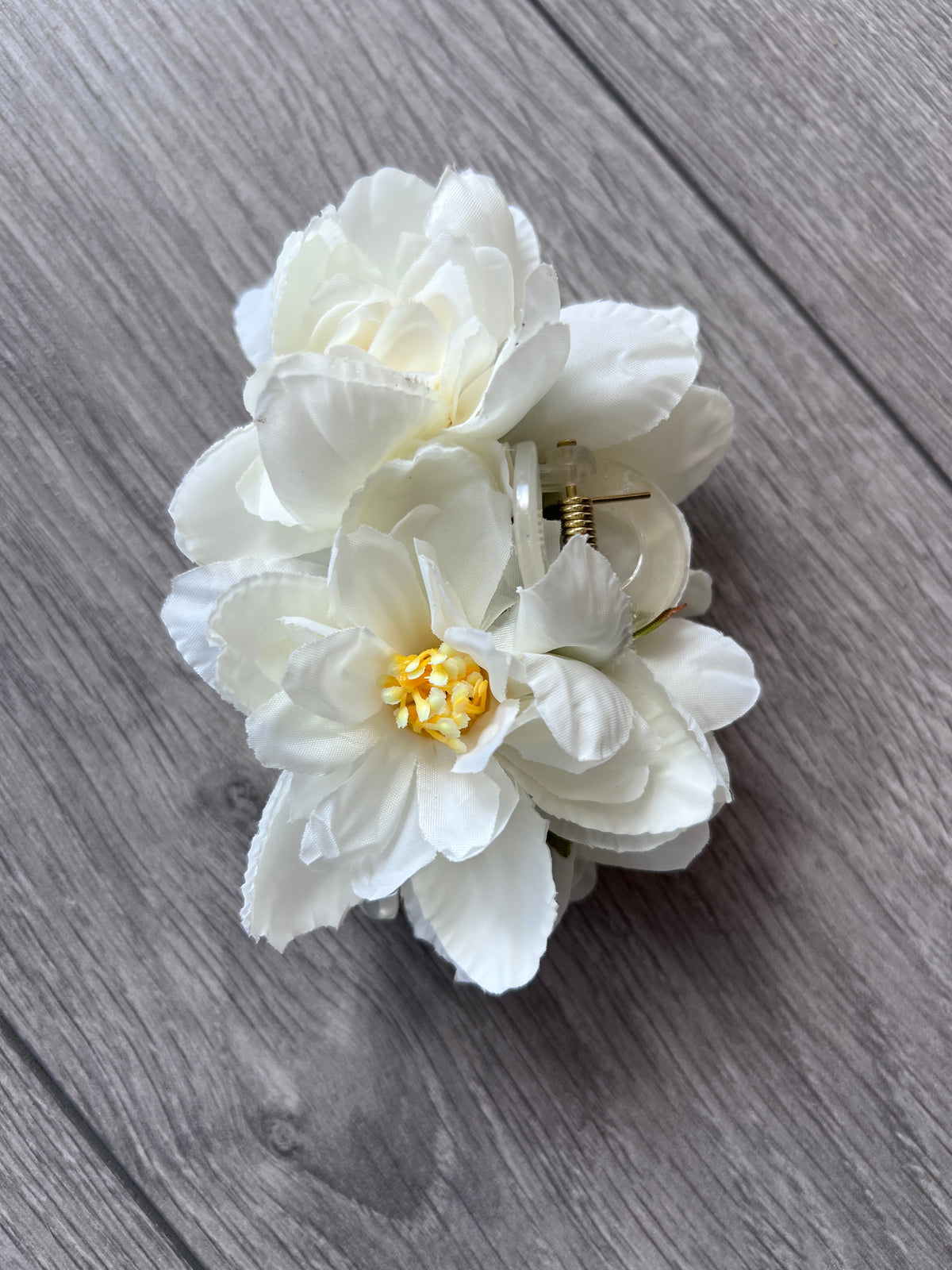 Vintage Flower Cream Fascinator Hair Claw-Fascinators Direct