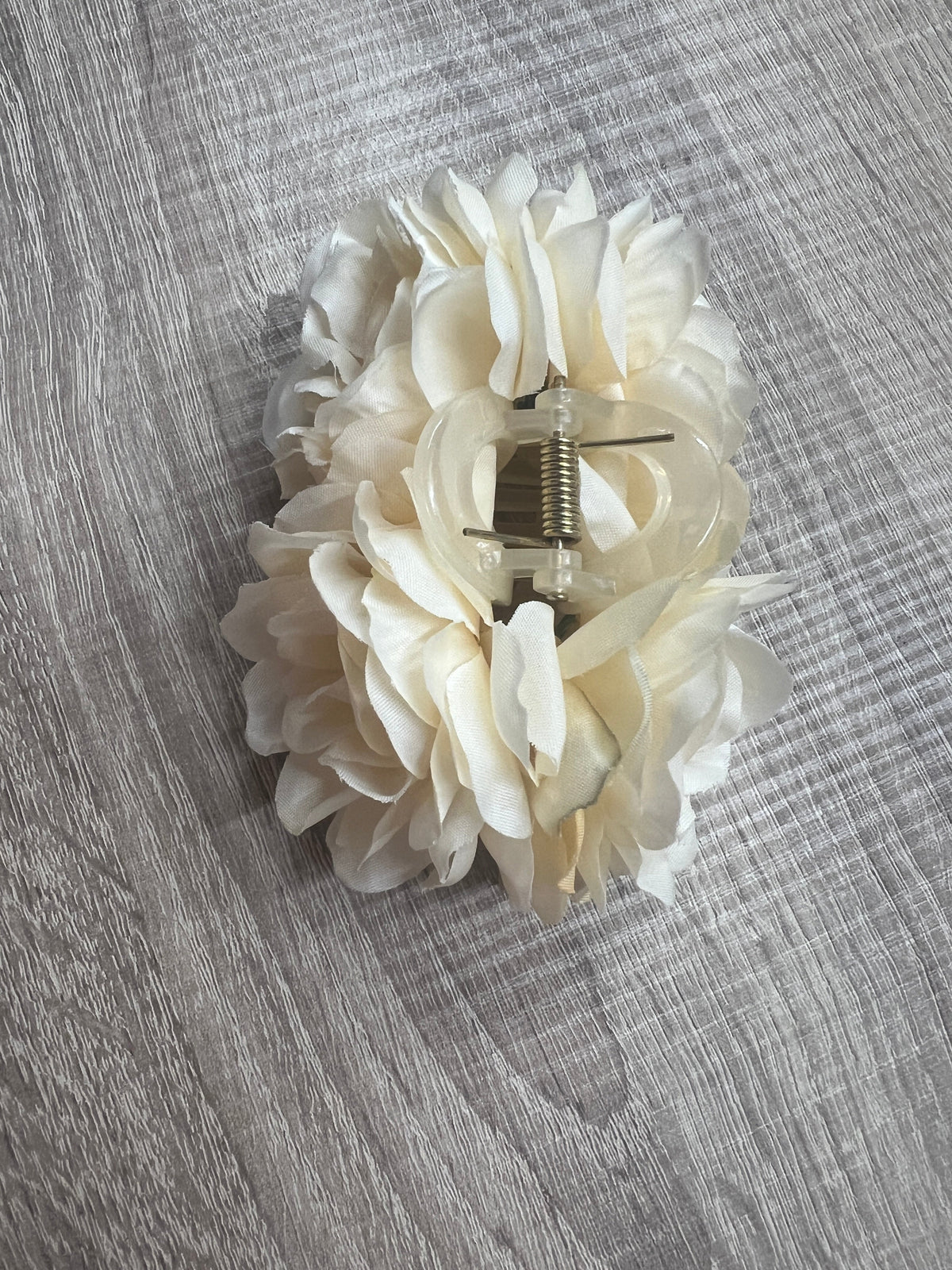 Vintage Rose Flower Cream Fascinator Hair Claw-Fascinators Direct