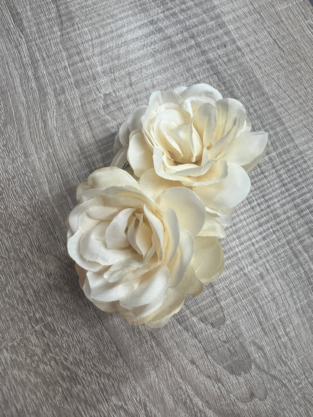 Vintage Rose Flower Cream Fascinator Hair Claw-Fascinators Direct