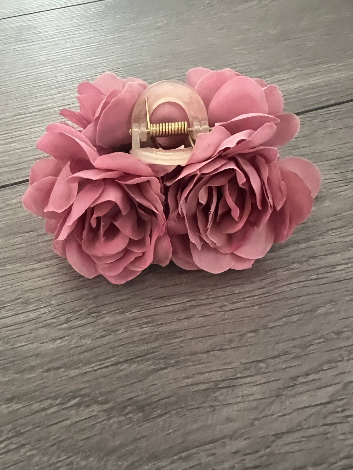 Vintage Rose Flower Dusky Pink Fascinator Hair Claw-Fascinators Direct