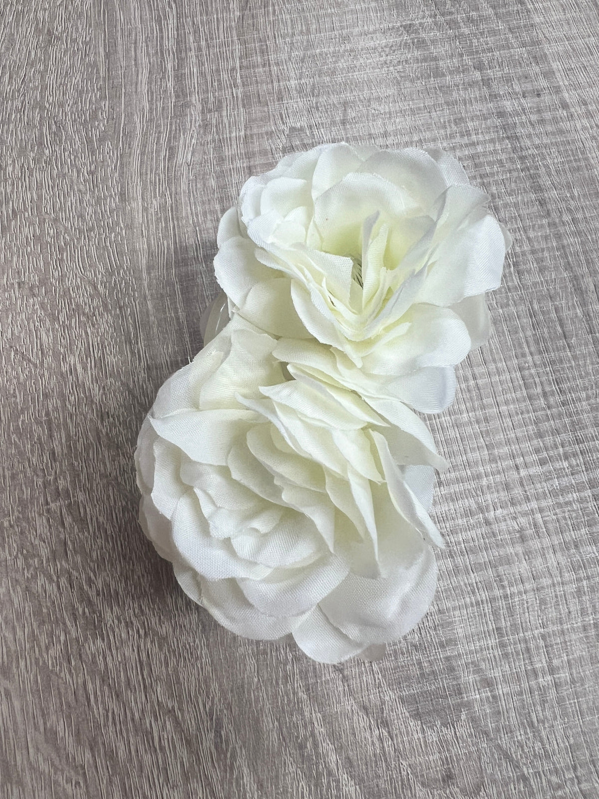 Vintage Rose Flower Ivory Fascinator Hair Claw-Fascinators Direct