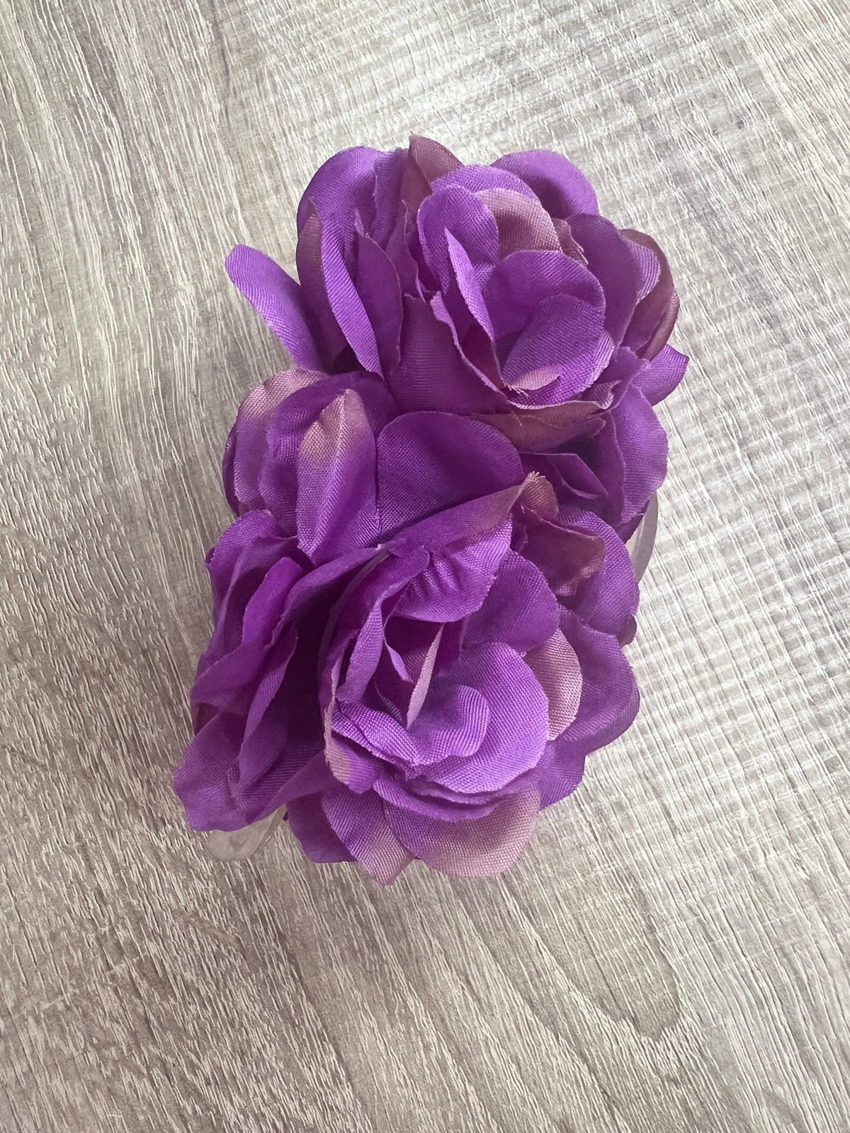 Vintage Rose Flower Purple Fascinator Hair Claw-Fascinators Direct